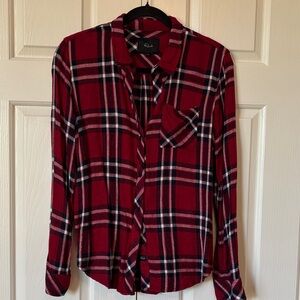 Rails Red and Navy Plaid Shirt